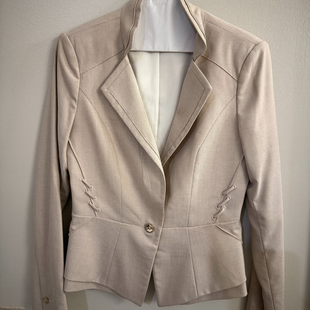 White House Black Market Laced Sides Blazer Women’s Size 2